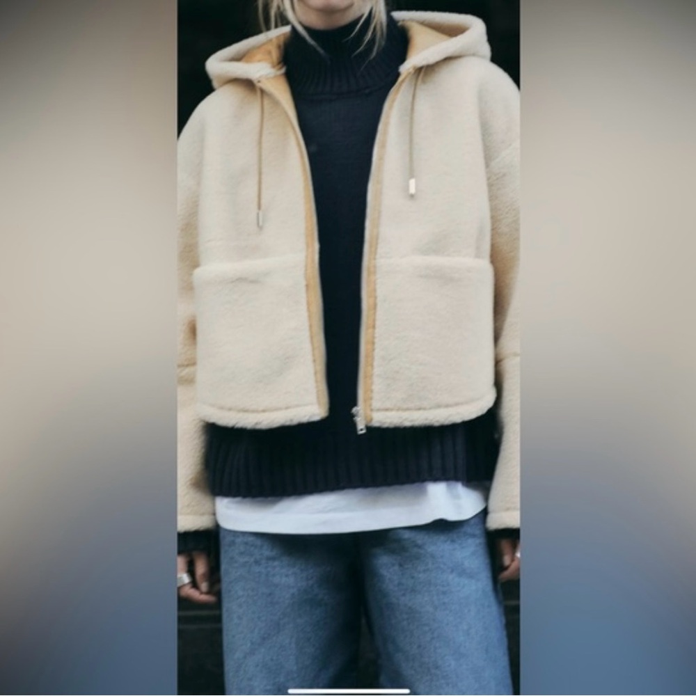 Zara Hooded Fleece Jacket